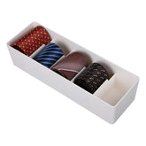 Kuber Industries Cloth Storage Box 5 GridDrawer Divider|Wardrobe Organizer For clothes (White)